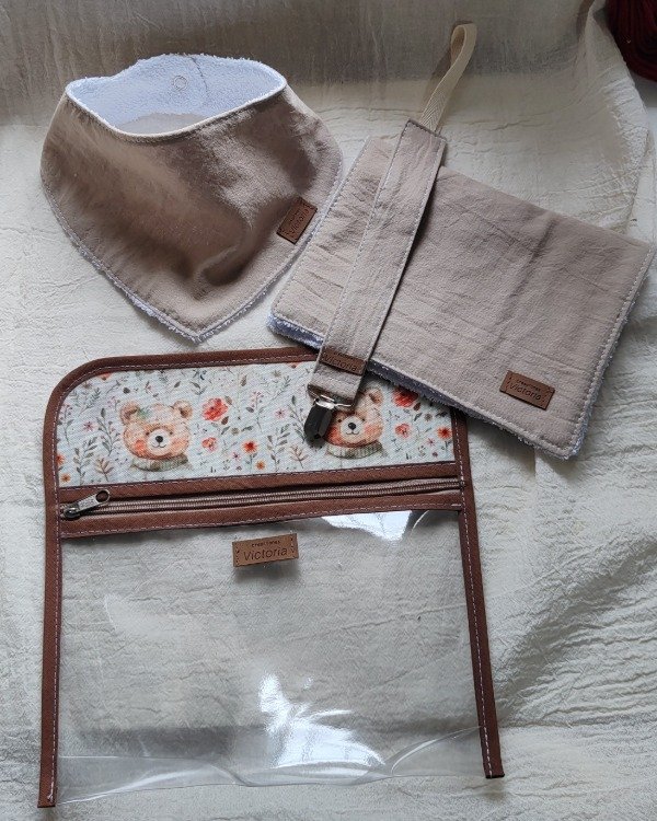 Producto - Set bebé 4 piezas - beige