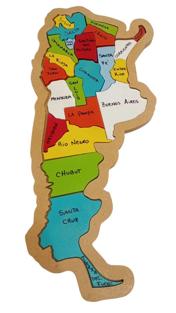 Producto - Rompecabezas didáctico de la República Argentina