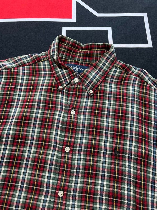 Producto - Camisa leñadora Polo Ralph Lauren vintage. Talle L amplio/XL
