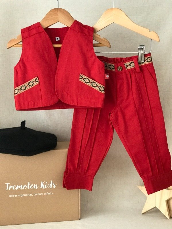 Producto - Box Conjunto Alforzado Rojo