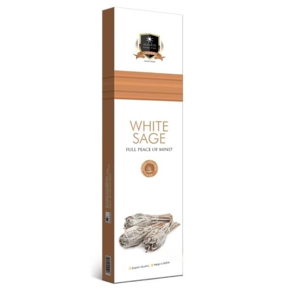 Producto - Sahumerios Alaukik salvia blanca x 12 unid.