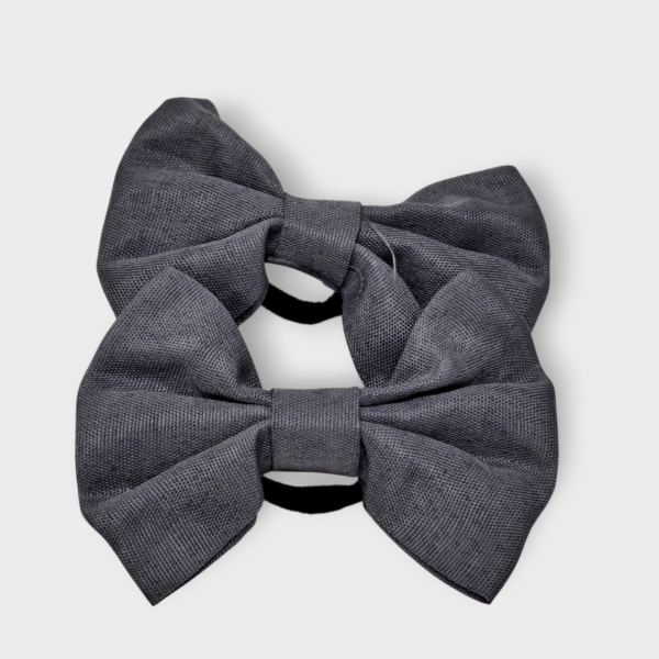 Producto - Par de Moños Gris
