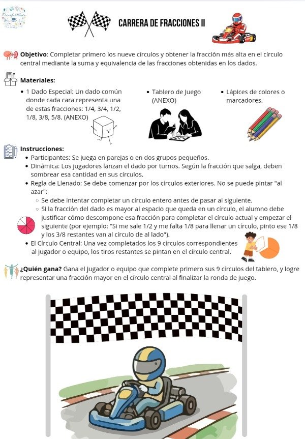 Producto - CARRERA DE FRACCIONES II