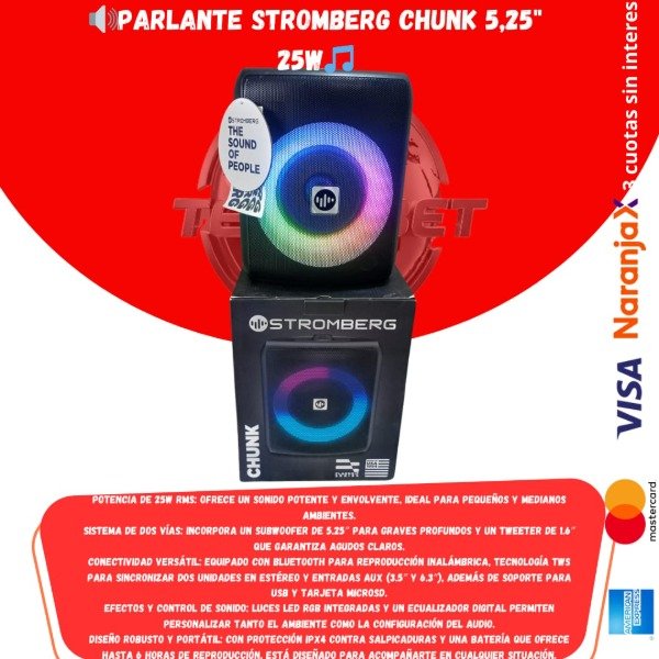 Producto - PARLANTE STROMBERG CHUNK 5,25"