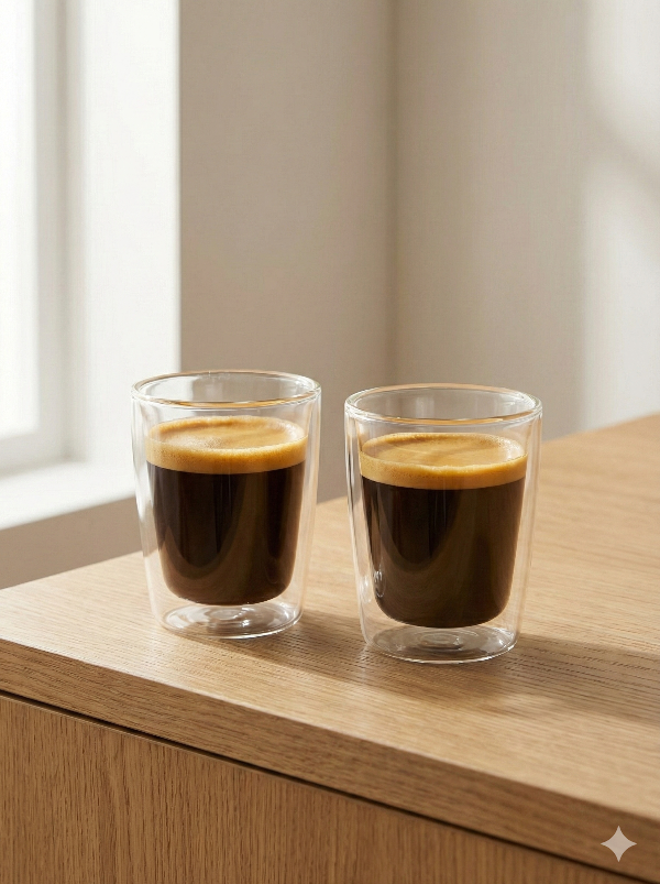 Producto - VASO DOBLE VIDRIO CUADRADO