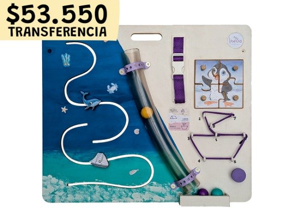 Producto - Tablero Didáctico y Sensorial "Curioso" EDICIÓN LIMITADA - SOLO 3 UNIDADES