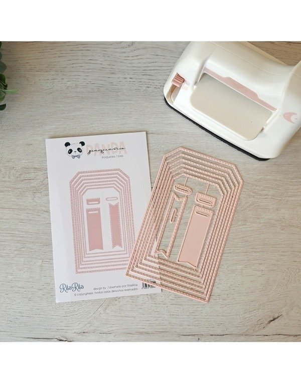 Producto - Troquel familia de etiquetas Panda