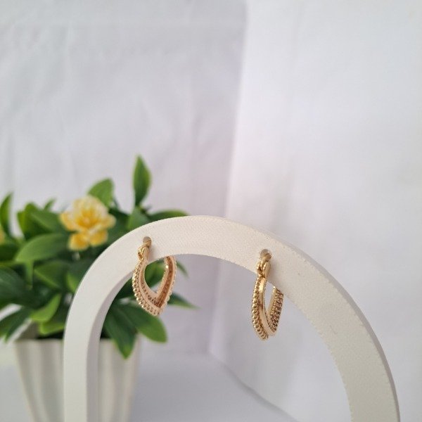 Producto - Aros Gota con Strass - Código: 000056 - 1