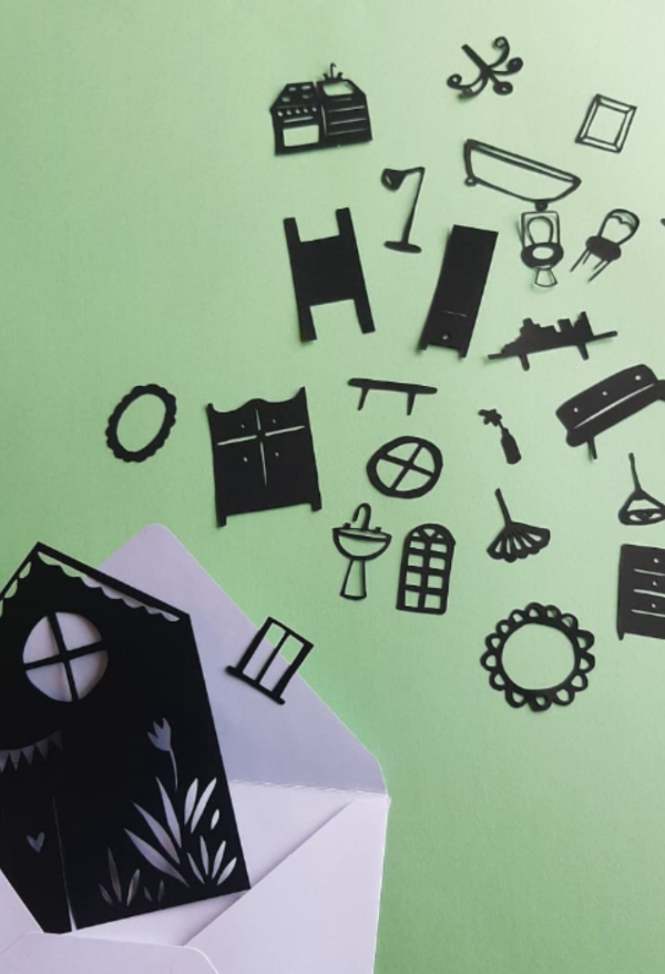 Producto - Libro Casita de papel para armar