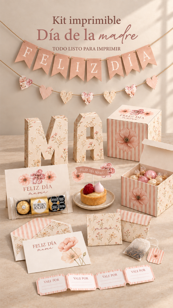 Producto - Kit imprimible Día de la Madre - 0