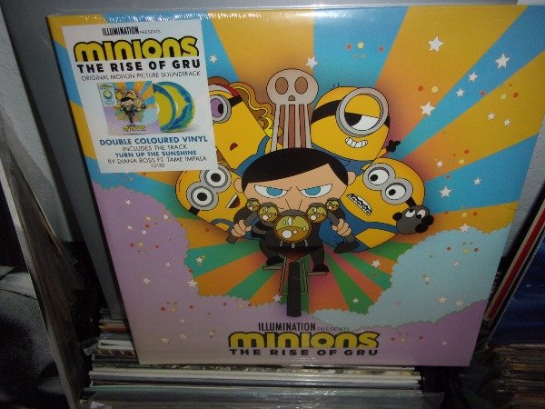 Producto - 2 LP OST MINIONS THE RISE OF GRU TAME IMPALA DIANA ROSS GARY CLARK EUROPA NUEVO