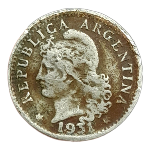 Producto - Argentina 5 Centavos 1931 CJ#162 Fecha Escasa!! -VF