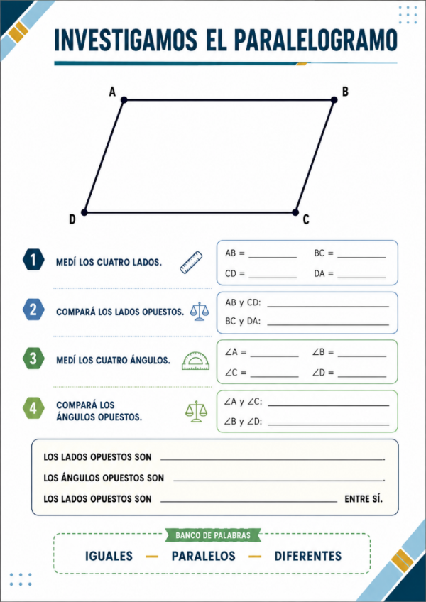 Producto - Geometría: Propiedades, clasificación, diagonales y construcciones - 9