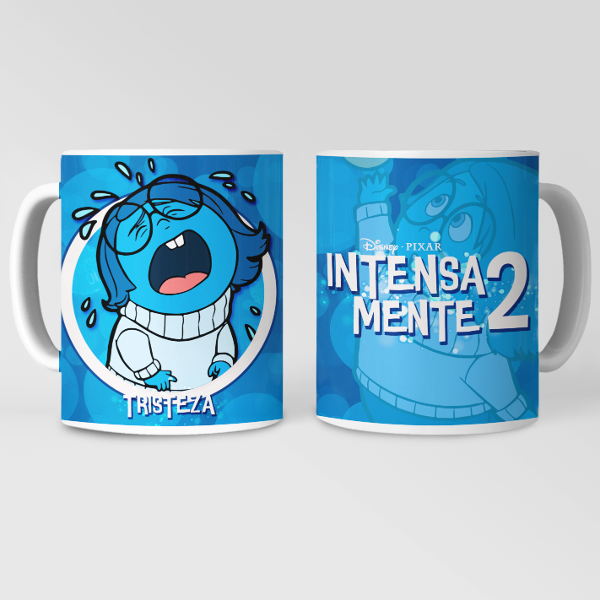 Producto - Taza Plástica Tristeza, Intensamente 2