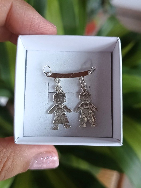 Producto - Percha nena y nene (2cm)
