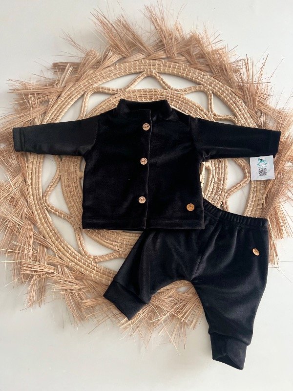 Producto - Set BC plush Liso negro