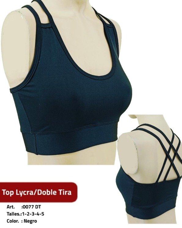 Producto - LINEA FELIX Art 0077 top Lycra doble tira