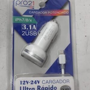 Producto - Cargador auto pro21 iphone 3.1a