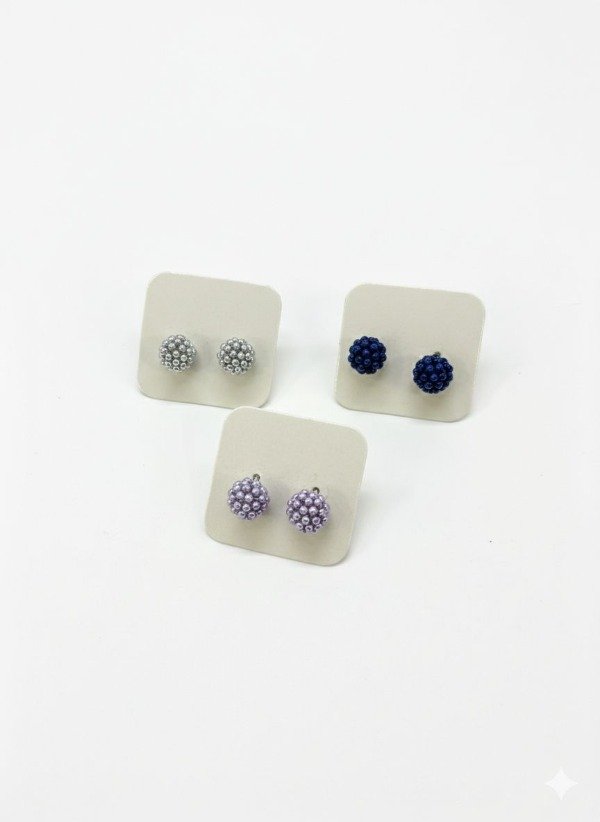 Producto - aros microperlas plata 925