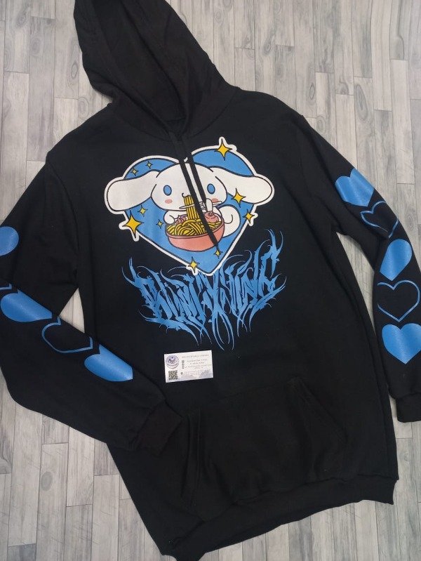 Producto - maxibuzo cinnamoroll doble estampa