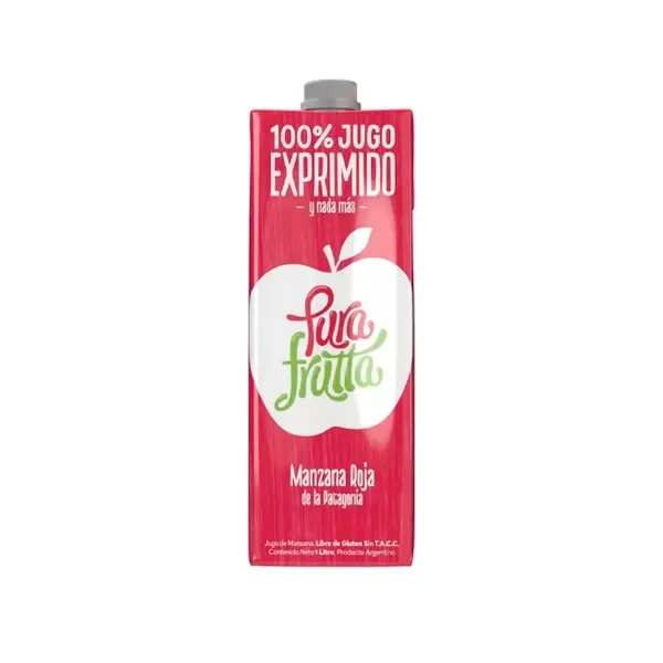 Producto - Jugo de manzana roja 1L Pura Frutta