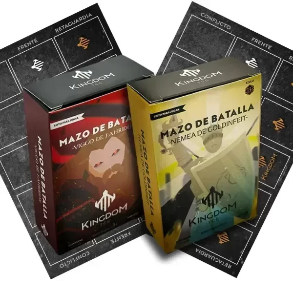 Producto - Combo 2 Jugadores: 2 Mazos de Batallla (Viggo + Nemea) + 2 Campos de Batalla