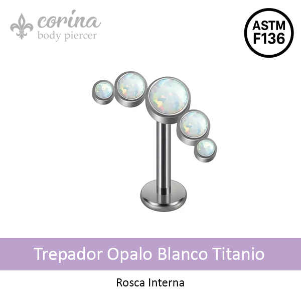 Producto - Trepador Opalo Blanco Titanio