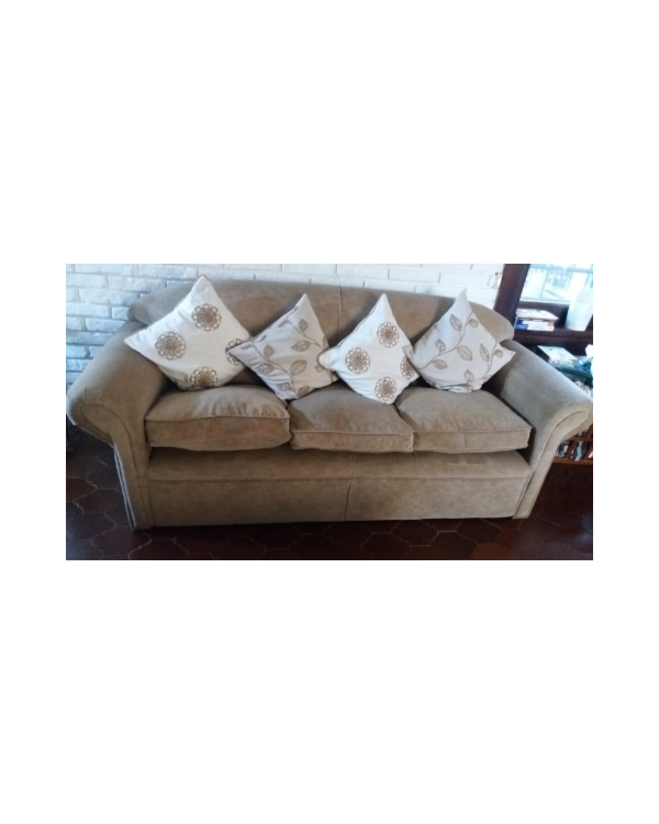 Producto - Sillón de 3 cuerpos de pana / 2m de largo