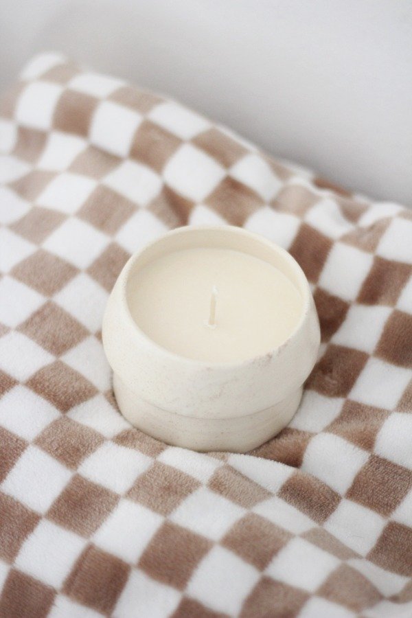 Producto - Vela Tótem - natural jaspeado - - 6