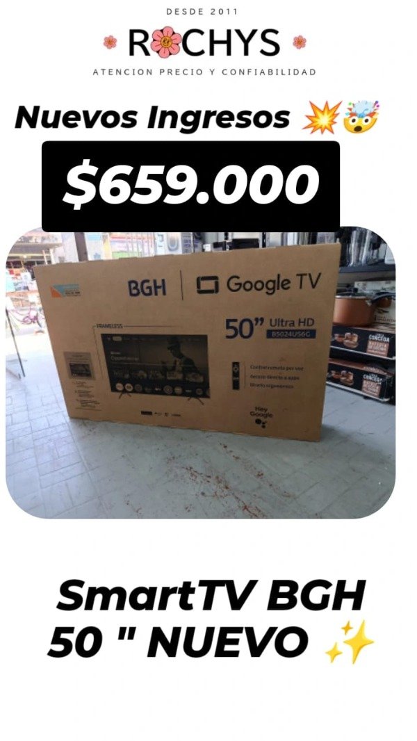 Producto - smartTv de 50" BGH nuevo