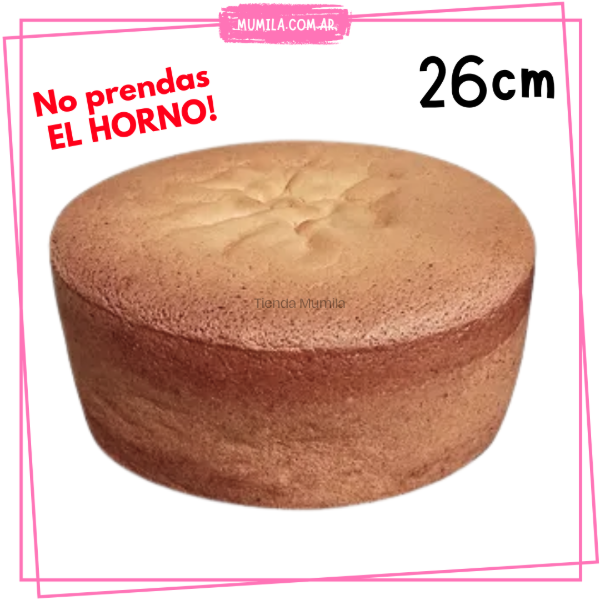 Producto - Bizochuelo vainilla 26cm 1Kg