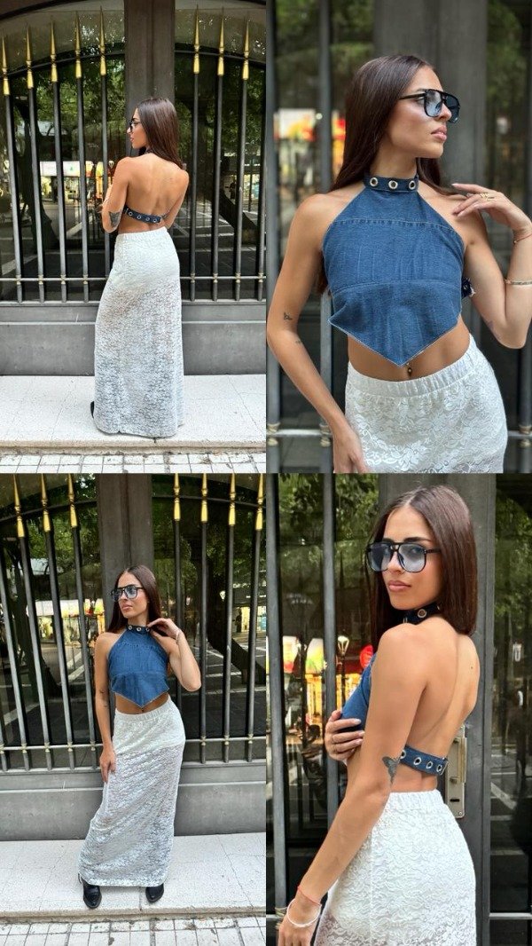 Producto - Top kira blue