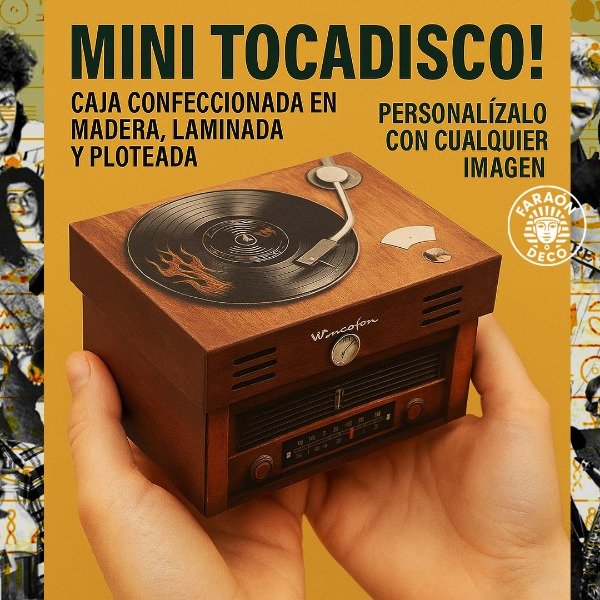 Producto - MINI TOCADISCO Para Guardar Minivinilos