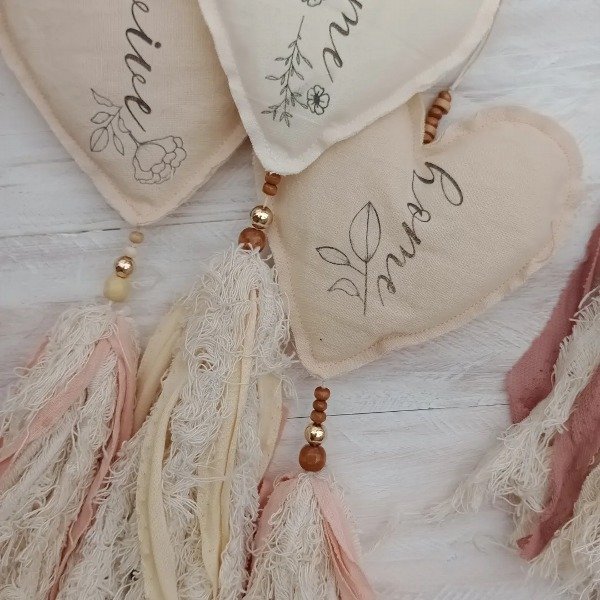 Producto - Colgantes corazón palabras - 2