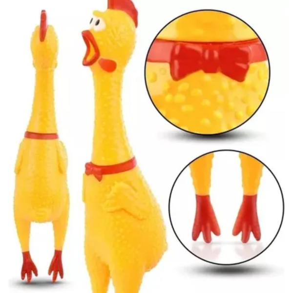 Producto - Juguete Gallina Chillona Mediana 26 cm Chifle Pollo