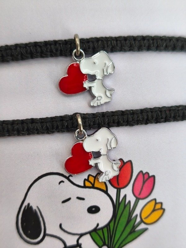 Producto - Pulseras Snoopy dije esmaltado - 4