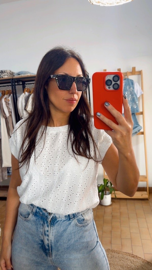 Producto - Blusa Broderie Blanco