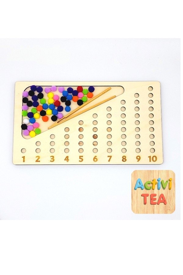 Producto - Tablero Montessori para aprender a contar