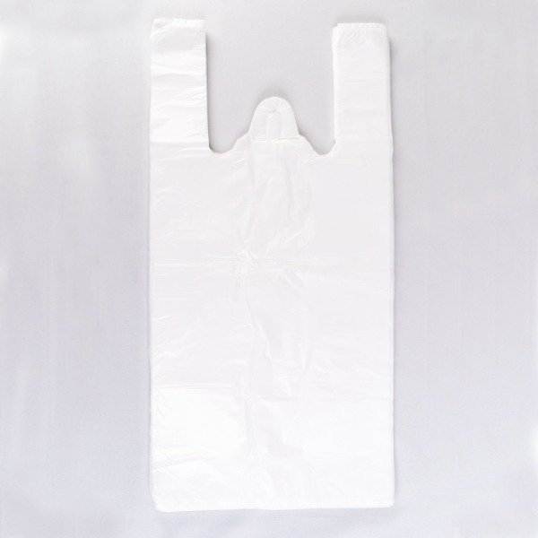 Producto - Bolsa camiseta Alta Densidad blanca 60x80 x 100 Unid
