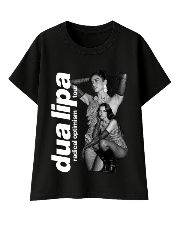 Producto - Remera Dua Lipa Radical Optimism Tour - Negro