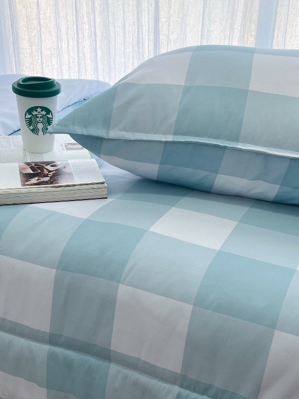 Producto - Cover cuadrille verde petróleo