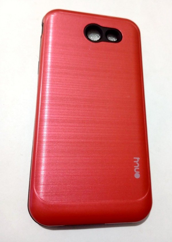 Producto - Funda Rígida Rojo Cepillado para Samsung J3 Prime