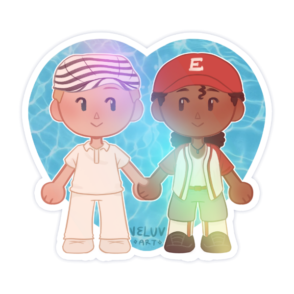 Producto - ryan x chad - sticker holográfico