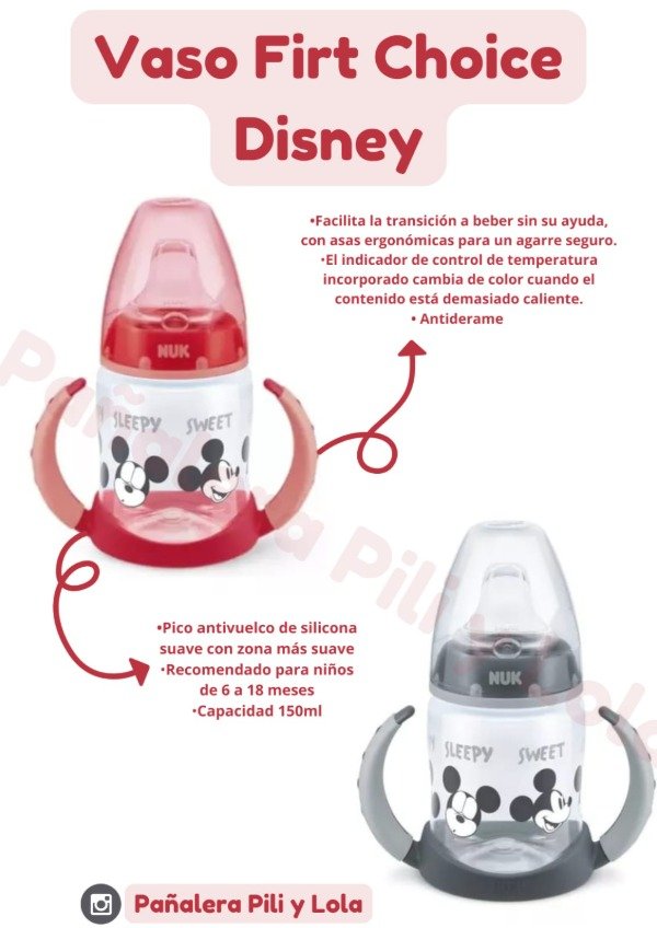 Producto - Vaso Nuk First Choice Disney (Consultar Modelo Disponible)
