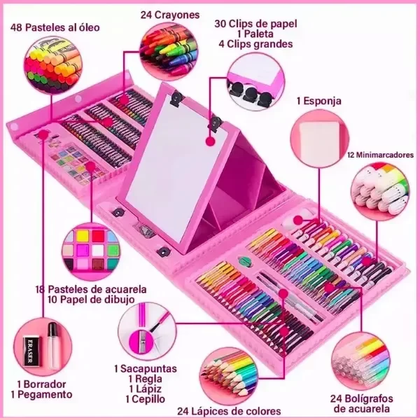 Producto - SET DE ARTE SUPER MEGA 208 PC