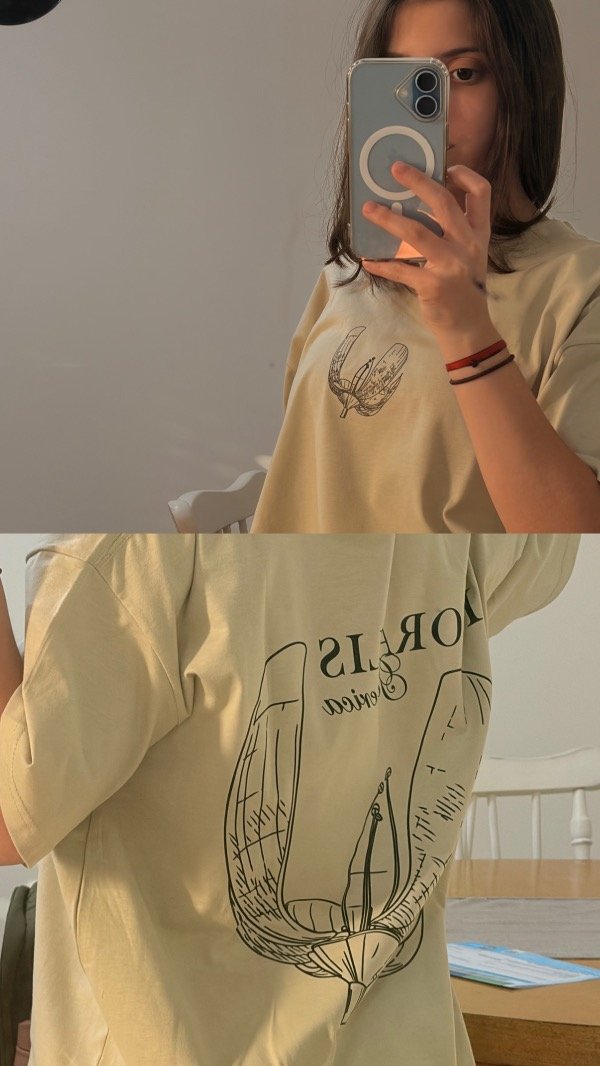 Producto - Remera oversize FLORALIS