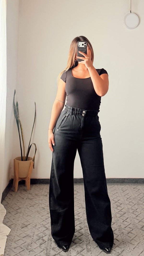 Producto - Jeans negro buche - 0