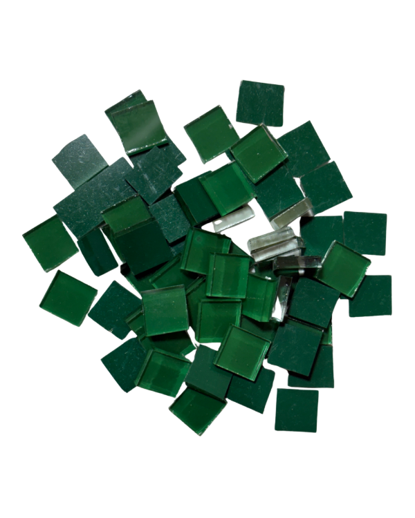 Producto - Vidrios - cuadrado 1x1 cm -  Verde