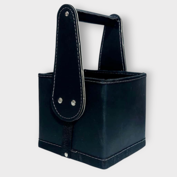 Producto - Canasto de cuerina Negro