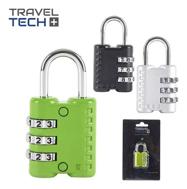 Producto - Candado TRAVEL TECH 3 Dígitos